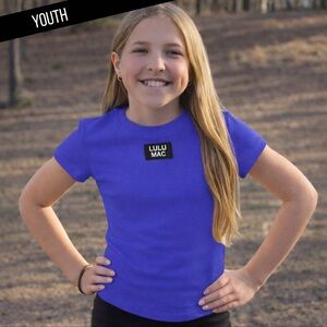 Lulu Mac Kids Royal Blue Baby Doll Tee